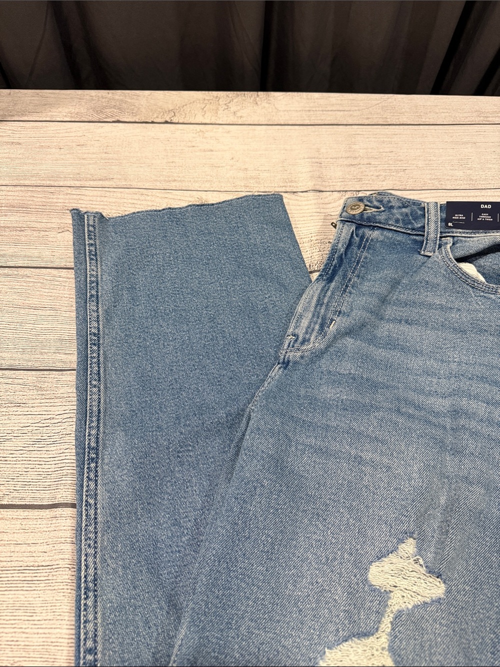Women’s Hollister Ultra High Rise Dad Jeans size 8L W29 - Picture 3 of 12